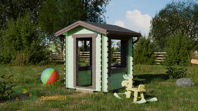 Детский игровой домик для дачи «Антошка» 2